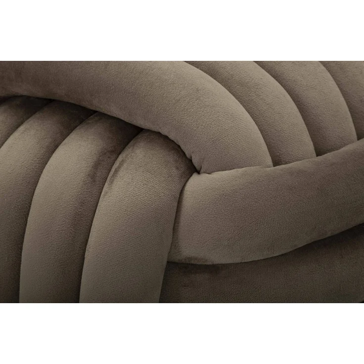 Dmora Pouf Bozzente, Mehrzwecksessel, Nachttisch, Hockerhocker, 45x45 h45 cm, Grau – Bild 7