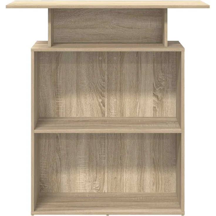 vidaXL Empfangstresen Sonoma-Eiche 100 x 40 x 104 cm Holzwerkstoff 859053 – Bild 4
