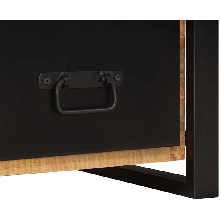 vidaXL Ankleidehaken mit Regal Braun 40 x 40 x 90 cm Massivholz Mango 4015985 – Bild 10