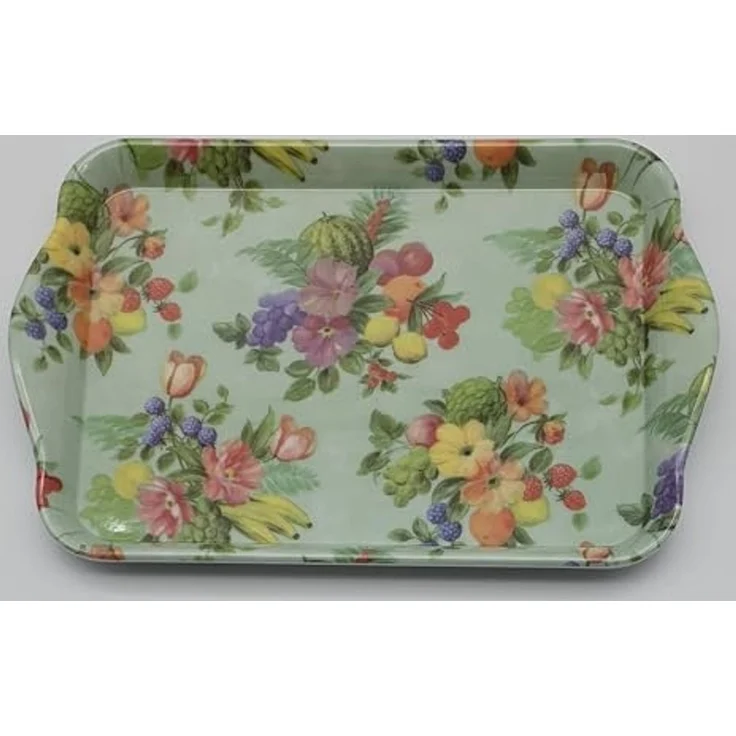 Ambiente Luxury Paper Products Tablett Dekotablett, Serviertablett, Planzen, Blumen, Tiere, Vogel, Melamin Blumen und Obst Kollektion, (1-tlg), Meer, Strand Sommer, Frühling, Herbst, Winter – Bild 2
