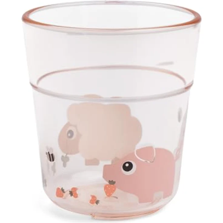 Done By Deer Tiny Farm Becher - L - Powder Rosa – Bild 5