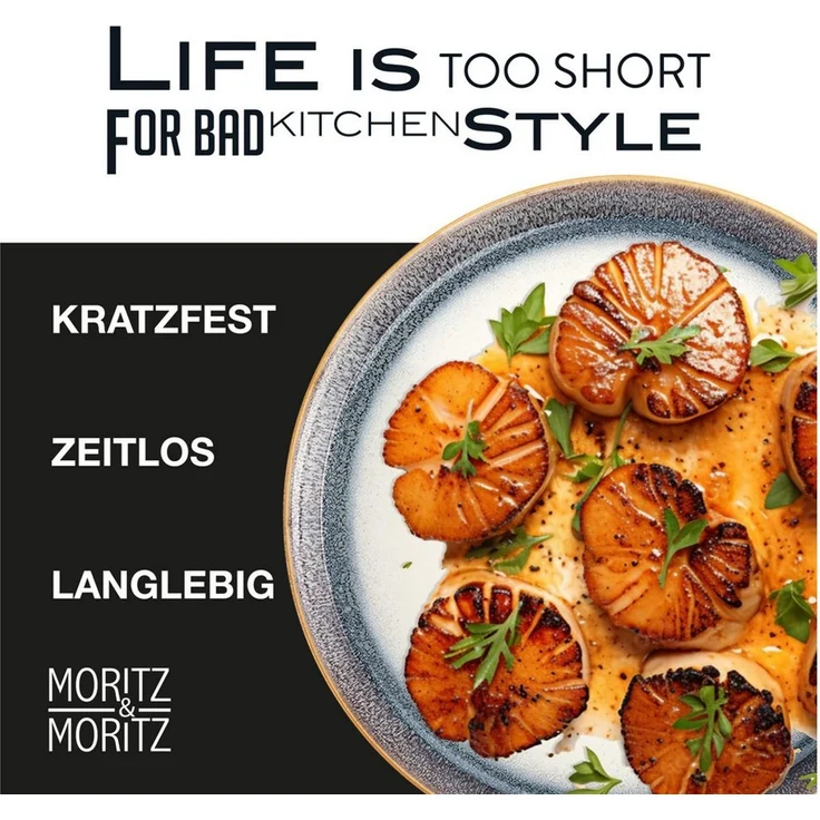 Moritz & Moritz Kombiservice TARENTO 48tlg Geschirr Set (48-tlg), 12 Personen, Steinzeug, Steinzeug Tafelservice – Bild 2