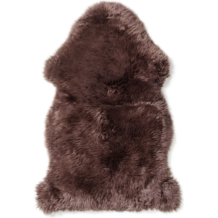 Böing Carpet Fellteppich Lammfell Braun, fellförmig – Bild 3