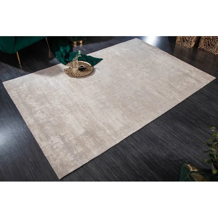 riess-ambiente Teppich MODERN ART 240x160cm beige, rechteckig, Höhe: 10 mm, Used Look · Vintage Design · Wohnzimmer