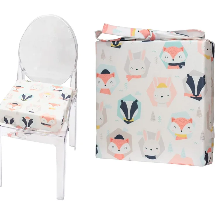 Emi&Sam SITZKISSEN Sitzerhöhung für Kinder Stuhlkissen Kinderstuhl 1. Animals