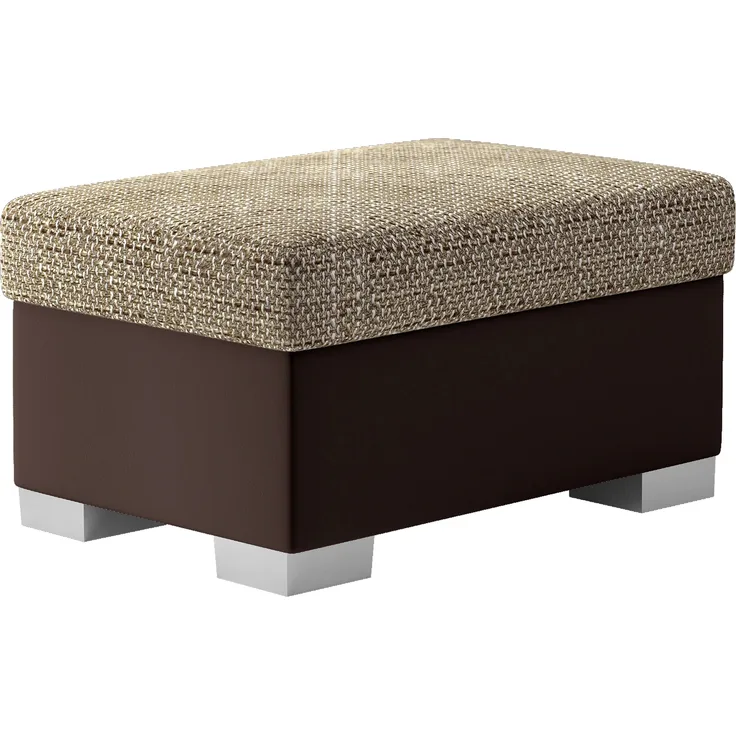 Pouf R4, Fußhocker, Beige