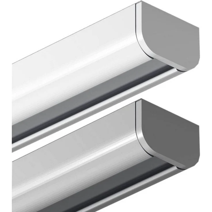 Garduna Gardinenschiene halbrunde Schleuderschiene, 1-läufig, Aluminium – Bild 4