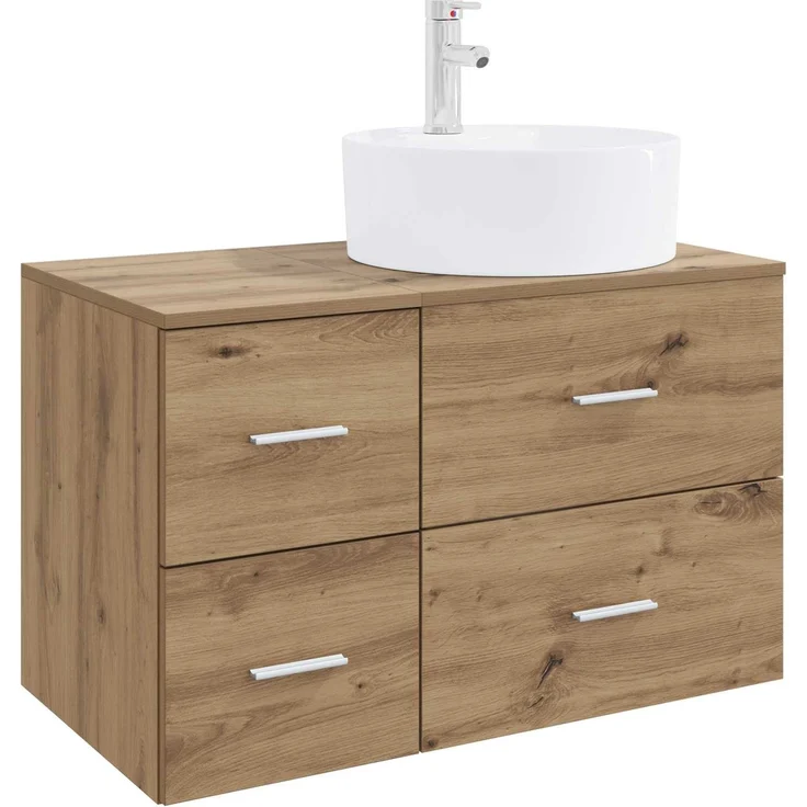 vidaXL Badezimmerschrank-Set 2 stk. Artisan-Eiche 79,5 x 44,5 x 82 cm 3403991 – Bild 2