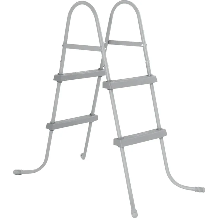 Bestway 'Flowclear' Poolleiter, 2 Stufen, für Pools bis 84 cm Höhe, Metall/Kunststoff Grau