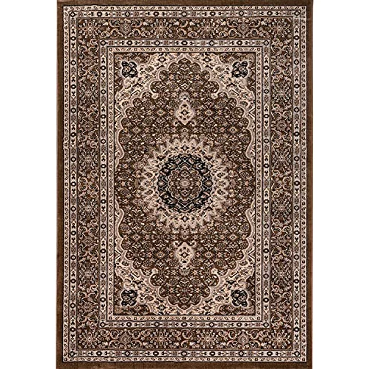 Vimoda Orientteppich Orientteppich Teppich Wohnzimmer Beibe Braun in bester Qualität, Rechteckig, Höhe: 11 mm, Läufer Orient Stil Ornament mit authentischem Charm, dick dicht – Bild 5