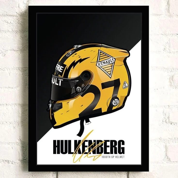Poster Formel 1 Helm Rennfahrer Name Unterschrift · Deko Print ohne Rahmen - B Norris / 30x40 cm – Bild 6