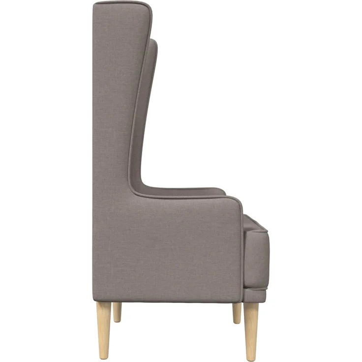 vidaXL Hochlehner Taupe Stoff 42042485 – Bild 4