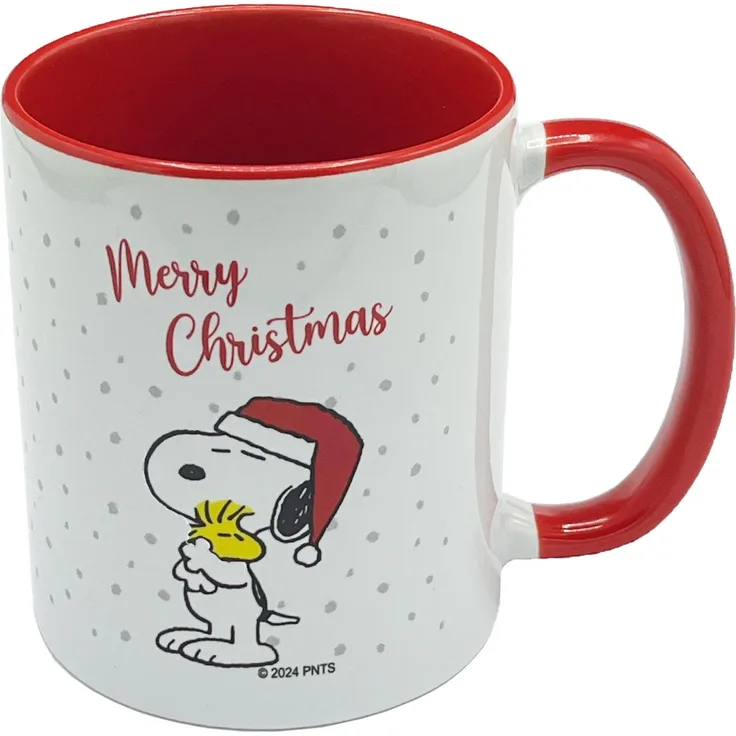Peanuts X-MAS Mug - 330 ml Tasse Rot