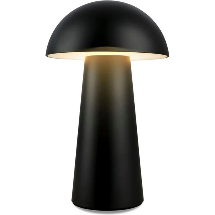 BRILONER - LED Mini Tischlampe kabellos mit Touch, dimmbar in Stufen, IP44, Nachttischlampe, Leselampe, LED Lampe, Campinglampe, Tischleuchte, Akkulampe, Outdoor Lampe, 12x19,5 cm (DxH), Schwarz – Bild 2