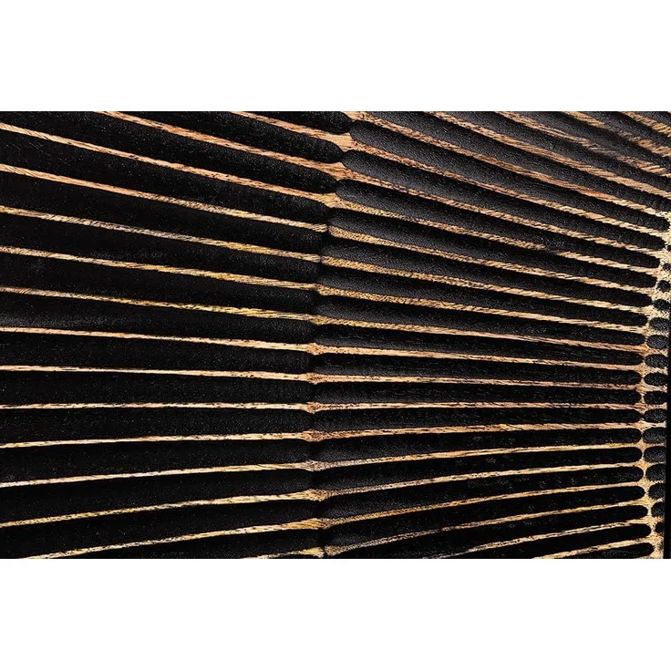 riess-ambiente Lowboard GOLDEN SUNSET 160cm schwarz / gold (Einzelartikel, 1 St), Massivholz · 3D Front · hängend · handmade · TV-Schrank · Design – Bild 7