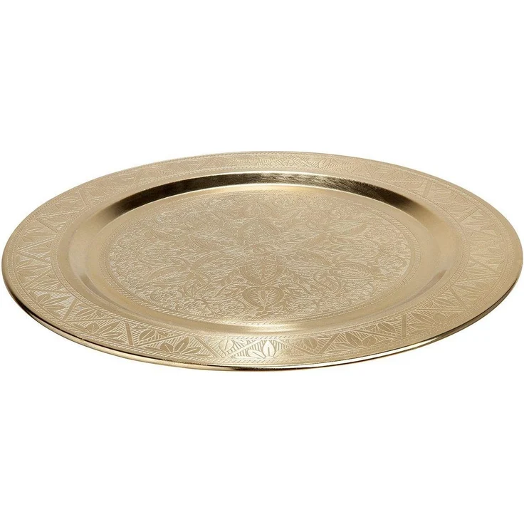 GILDE Dekoteller Argore goldfarben Metall
