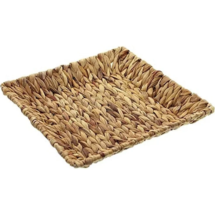 Schale aus Wasserhyazinthe 31x31 cm, Dekoschale, Obstschale – Bild 3