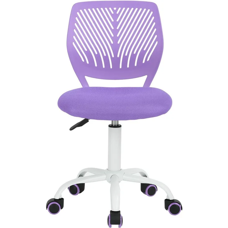 FurnitureR Gaming Stuhl für Kinder, ergonomischer Schreibtischstuhl ohne Armlehnen, moderner Bürostuhl mit Sitzhöhenverstellung und leisen Gummirädern, ideal für Lernen und Spielen