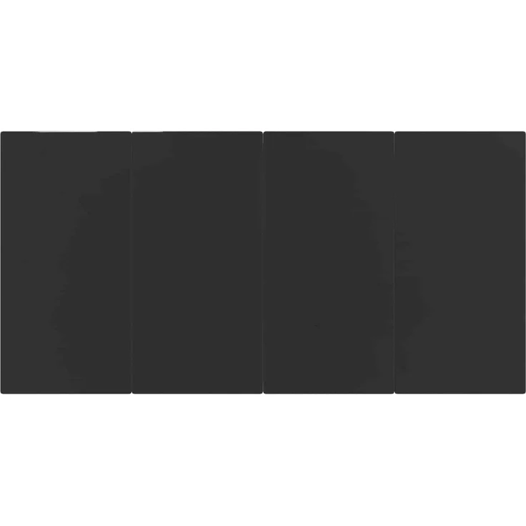 vidaXL Garten Essgruppe 5 stk. Schwarz und Cremeweiß 160 x 80 x 74 cm 3422486 – Bild 6