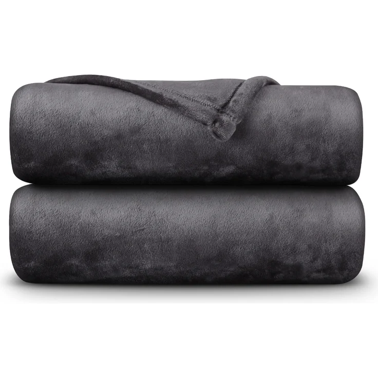 Kuscheldecke Cashmere Touch 200x220cm ( Anthrazit ) Flauschige Wohndecke für Sofa, Couch und Bett, Tagesdecke OEKO-TEX - Sofaüberwurf – Bild 2