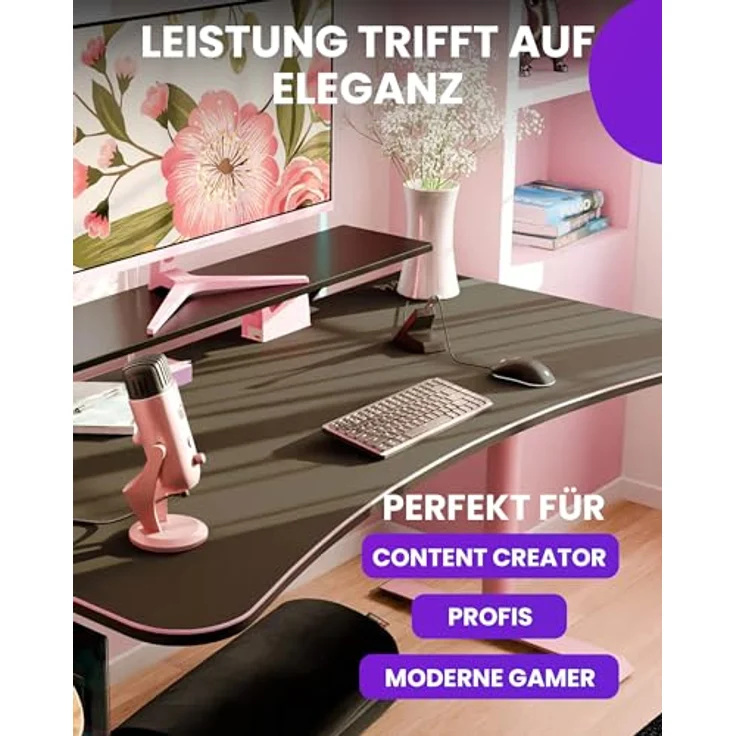 Arozzi Arena Desk Riser Small - Black, Monitorerhöhung mit 20 kg Tragfähigkeit, 15 cm Höhe, 80 x 23 cm Design – Bild 5