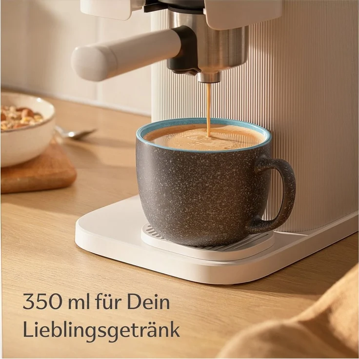 Cosumy Cappuccinotasse Kaffeetassen 4er Set aus Keramik - 350ml, 4-tlg, Keramik, Warm – Bild 3