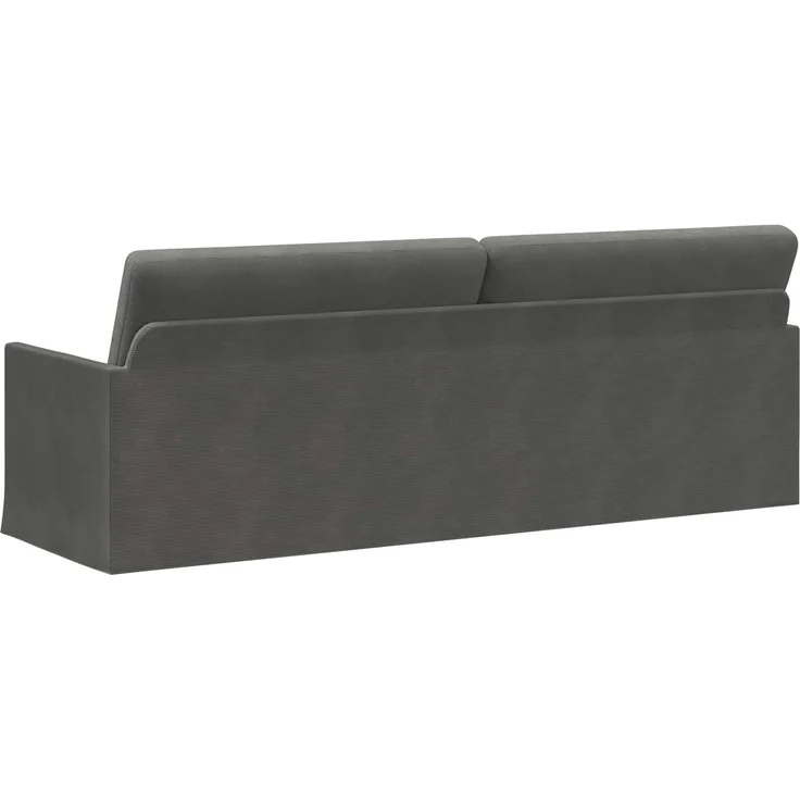 vidaXL 3-Sitzer Sofa Dunkelgrau 220 x 81 x 82 cm Cordstoff 42041167 – Bild 4