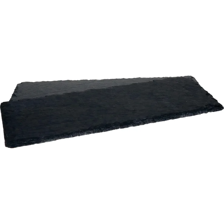 2x Schieferplatten 11x30 cm Untersetzer Deko-Teller Servier-Platte Naturschiefer