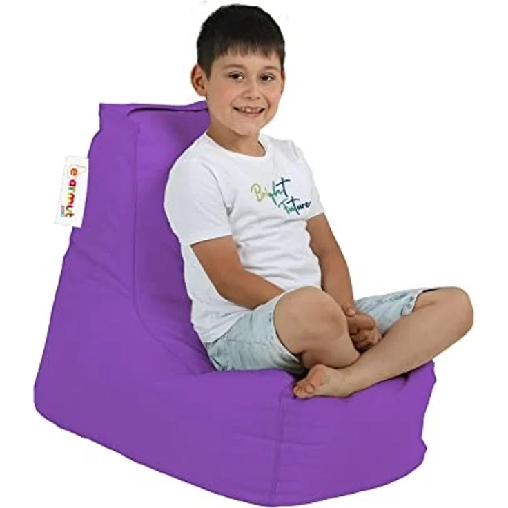 Sitzsack für Kinder, für den Außenbereich, Violett – Bild 5