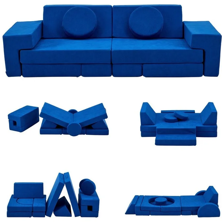 LEADZM Kindersofa Kindersofa Spielsofa, Schaumstoff Stapelsteine für Kinder, Kindercouch