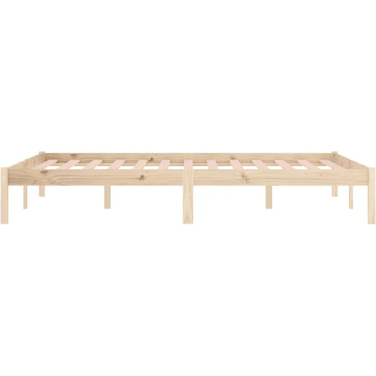 vidaXL Massivholzbett ohne Matratze 193x203 cm Kiefer 822460 – Bild 6