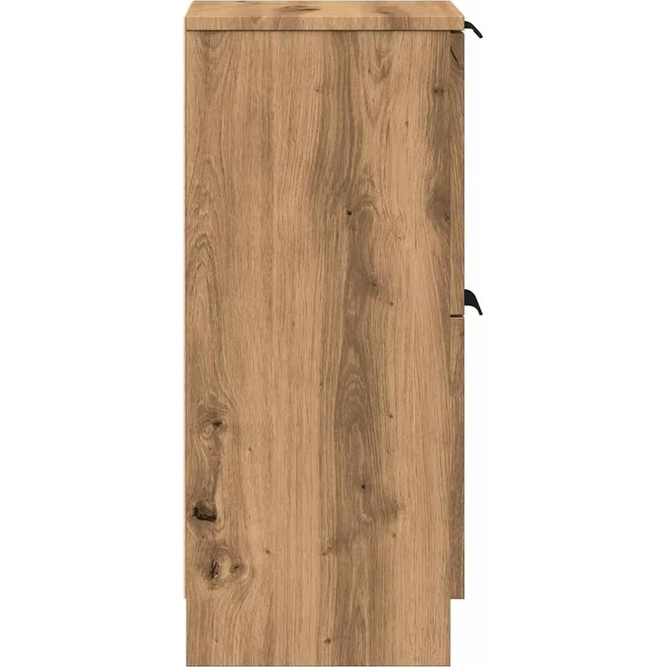 vidaXL Sideboards 2 Stk. Artisan-Eiche 30x30x70 cm Holzwerkstoff 856962 – Bild 5