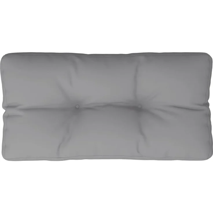 vidaXL Palettenkissen Grau 80x40x12 cm Stoff 360602 – Bild 1