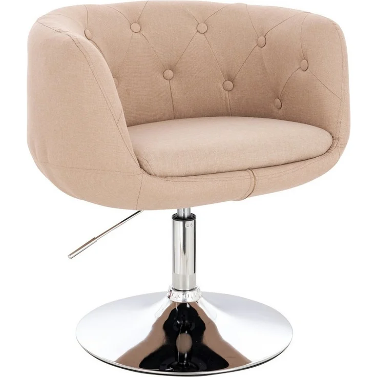 SVITA Cocktailsessel PANAMA (1-St, Drehsessel), 360° drehbar, verchromtes Gestell, bequem gepolstert, höhenverstellbar – Bild 5
