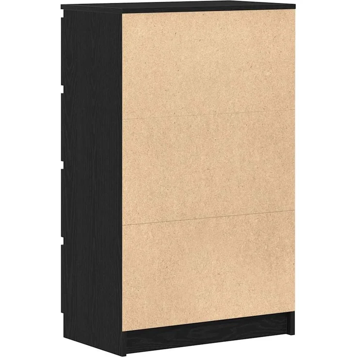 vidaXL Sideboard Schwarz Eichen-Optik 60x35x98,5 cm Holzwerkstoff 861992 – Bild 6