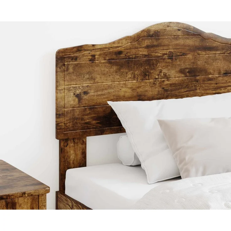 vidaXL Kopfteil Geräucherte Eiche Holzwerkstoff 90 x 78 x 3 cm Braun (Art-Nr 888732) – Bild 3