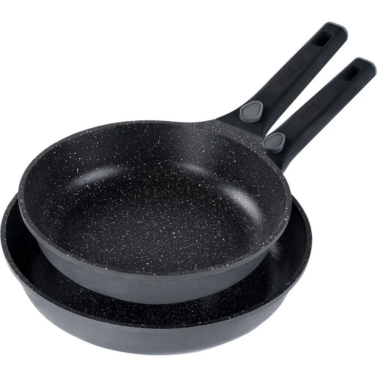 STONELINE Pfannen-Set, Aluminiumguss (2-tlg), mit echten Steinpartikeln, induktionsgeeignet, Designed in Germany – Bild 5
