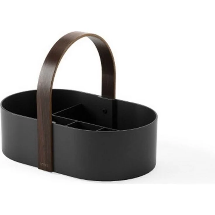 Umbra Make-Up Organizer Bellwood Caddy black/walnut – Bild 5