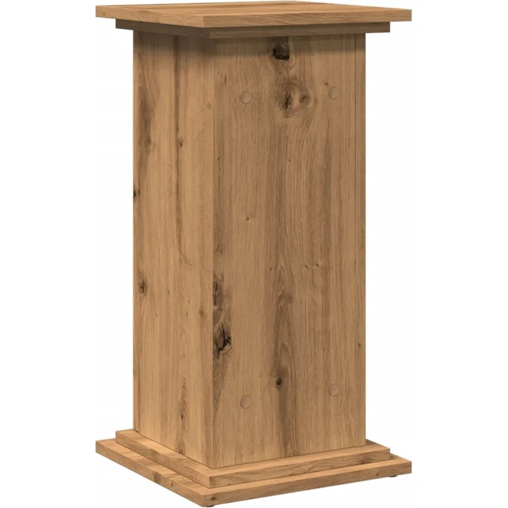 vidaXL Postament mit Stauraum, Holzwerkstoff, Eiche handwerklich, 31 x 30 x 60 cm – Bild 7