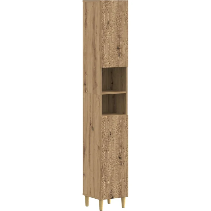 vidaXL 4-teiliges Badezimmer-Schrank-Set DELFT Artisan-Eiche 3417953 – Bild 6