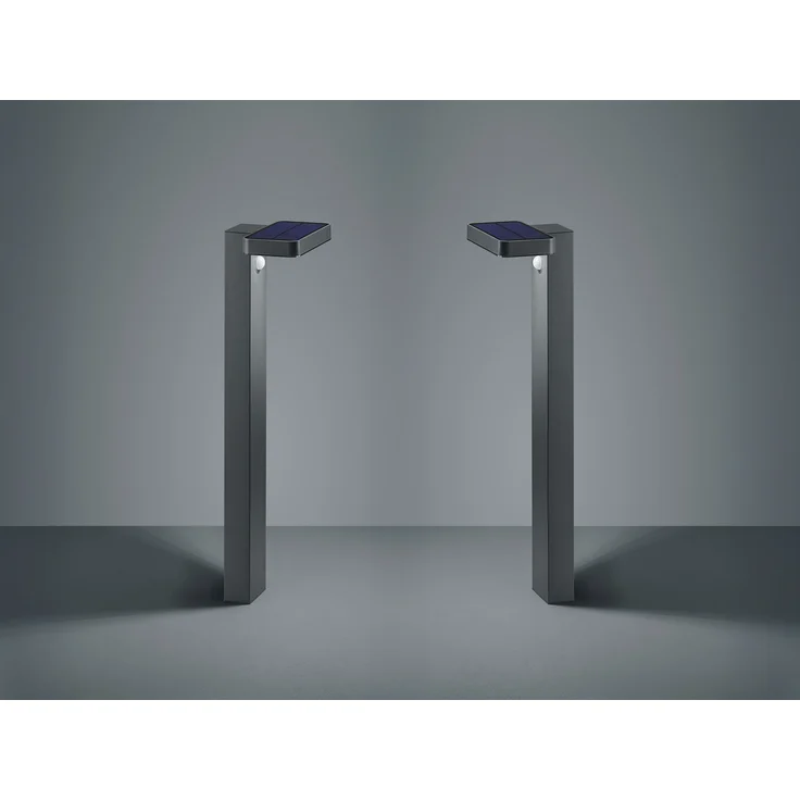 LED Solar Wegeleuchten 2er Set Außenleuchte mit Bewegungsmelder in Anthrazit – Bild 3