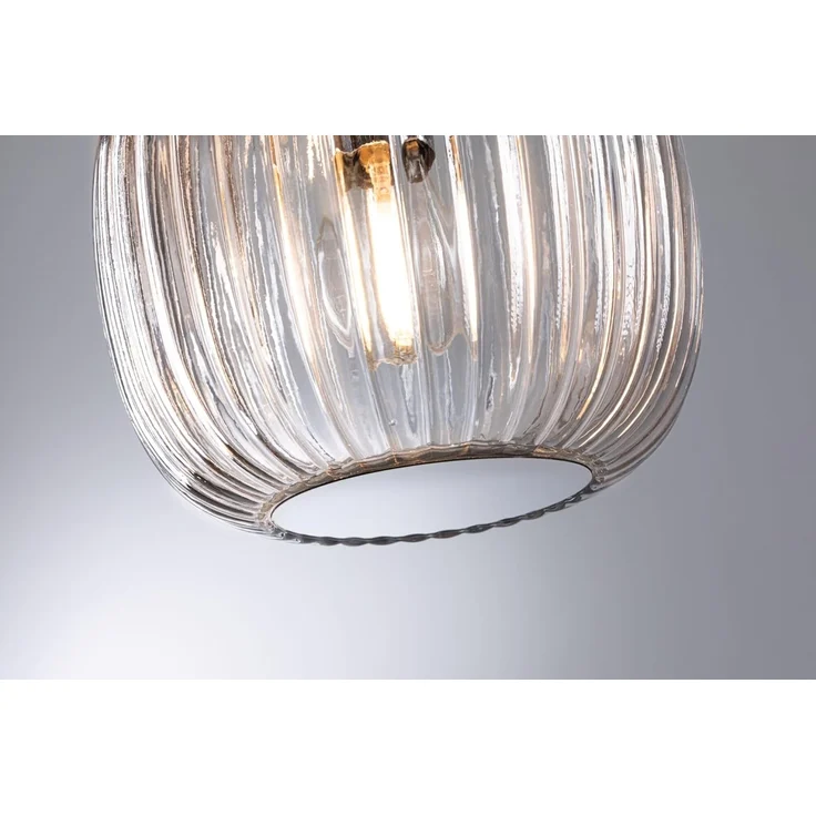 Paulmann 71143 Selection Bathroom Pendelleuchte Ruya Klarglas Chrom E14 IP44 – Bild 13