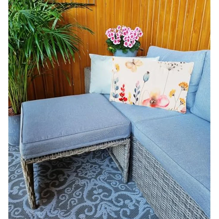JACK Dekokissen Outdoor Lounge Kissen 30x50cm Motiv inkl. Füllung, mit Lotus-Effekt, Robust, Strapazierfähig, für Innen & Außen geeignet – Bild 3