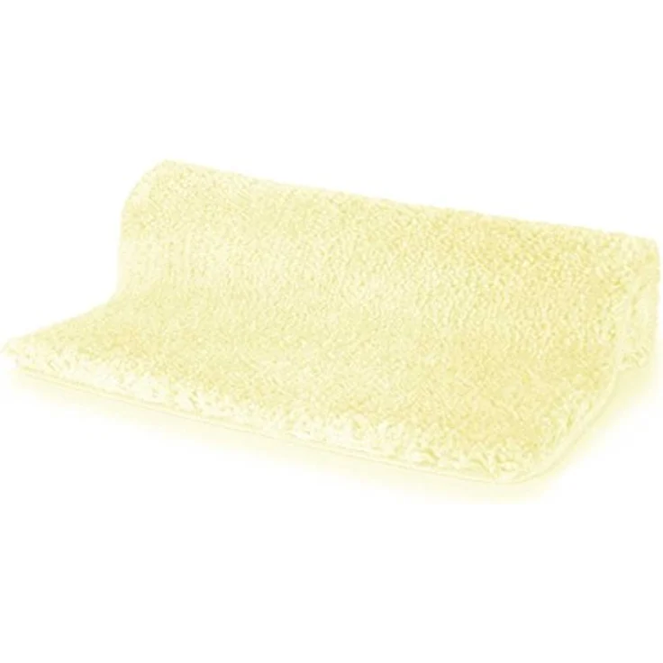 Spirella Highland Mikrofaser-Badematte, rutschfest, schnelltrocknend, waschbar, 100% Polyester, Hellgelb, 55 x 65 cm – Bild 3