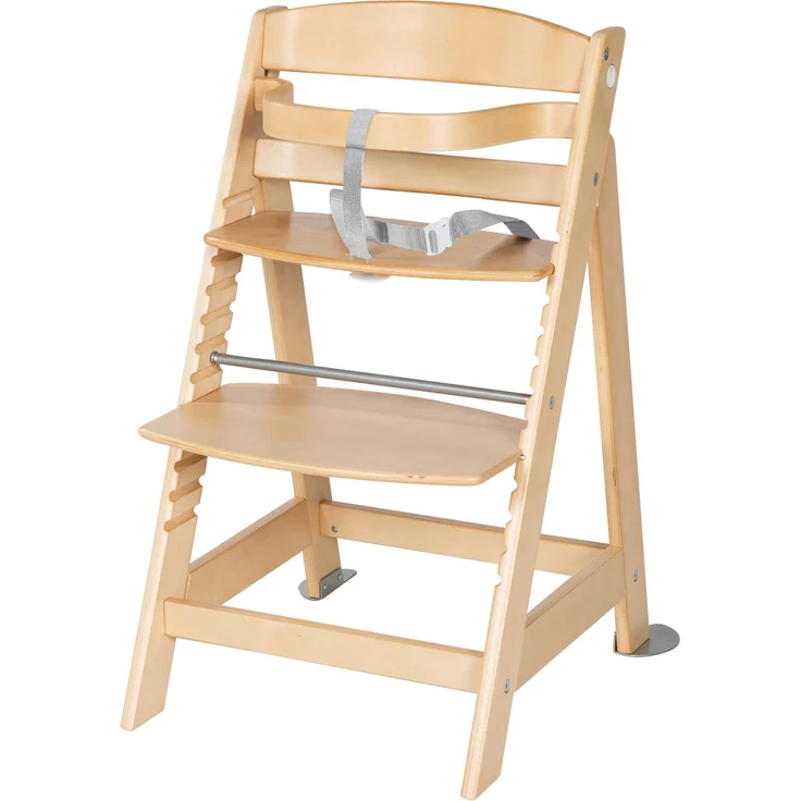 roba Treppenhochstuhl 'Born Up' - Set 2 in 1 - 'roba Style' grau - mit Liegefunktion - ab Geburt - Natur – Bild 5