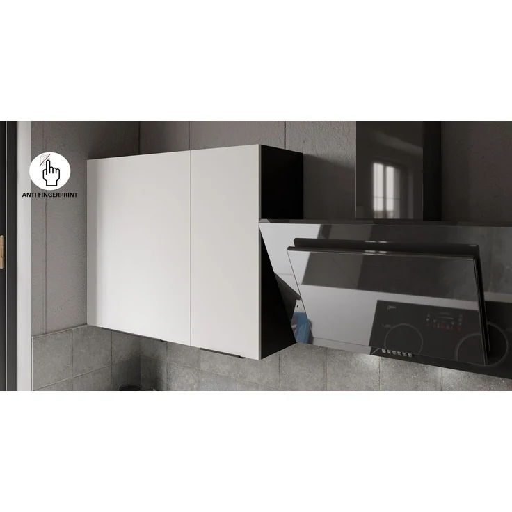 Winkelküche ARIA K-BL ECKE 2 - 250 x 270 cm Anti Fingerprint Küchenzeile Küchenblock Singleküche Einbauküche Küche Eckküche – Bild 6