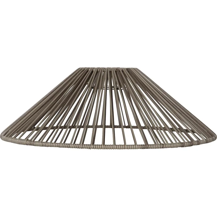Outdoor Lampenschirm ,Vide' in Rattan-Optik, natur