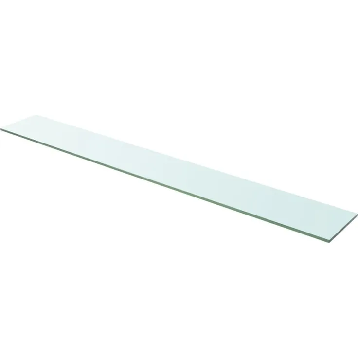 vidaXL Regalboden Glas Transparent 110x15 cm 243848