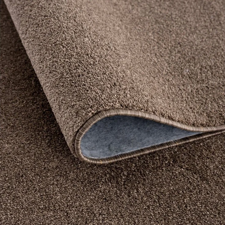 Jimri Moderner Teppich Wohnzimmer – Weich, Strapazierfähig & Pflegeleicht – Braun-Taupe, Rund & Rechteckig – Hochwertige Verarbeitung – Oeko-TEX Zertifiziert – Braun-Taupe, Läufer 80x250 cm. – Bild 4