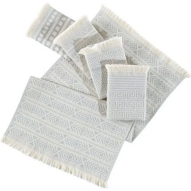 L'Essentiel Maison Handtuch Set Maya, Baumwolle (Set, 5-St), 5-teilige Handtuch-Set 38x65 Maschinenwaschbar, antibakteriell – Bild 3